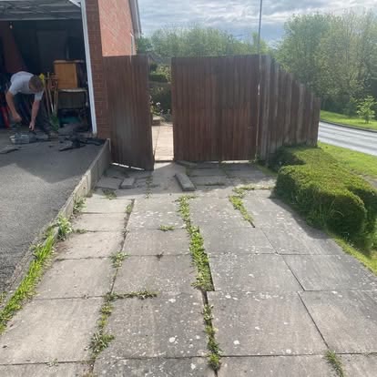Before the work began