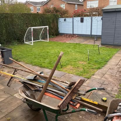 Before the work began