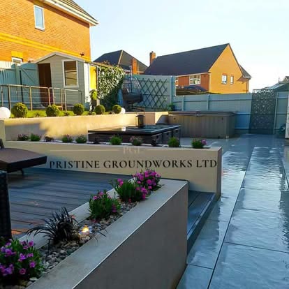 Full Garden Makeover with Outdoor Seating, photo 5 of 7