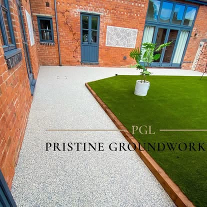 Resin Surfacing Front and Back of a Brick Home, photo 4 of 5
