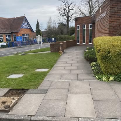 Paths and paving at Southcrest Church, Redditch, photo 4 of 9