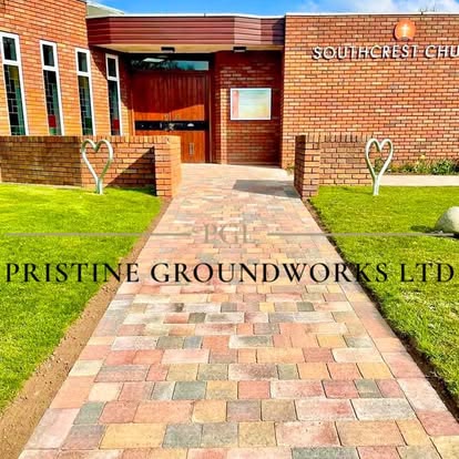 Paths and paving at Southcrest Church, Redditch, photo 5 of 9